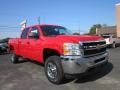 2011 Victory Red Chevrolet Silverado 2500HD Crew Cab 4x4  photo #1