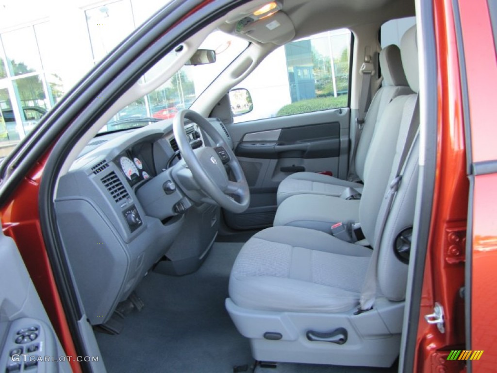 Medium Slate Gray Interior 2008 Dodge Ram 1500 Big Horn Edition Quad Cab Photo #53498991