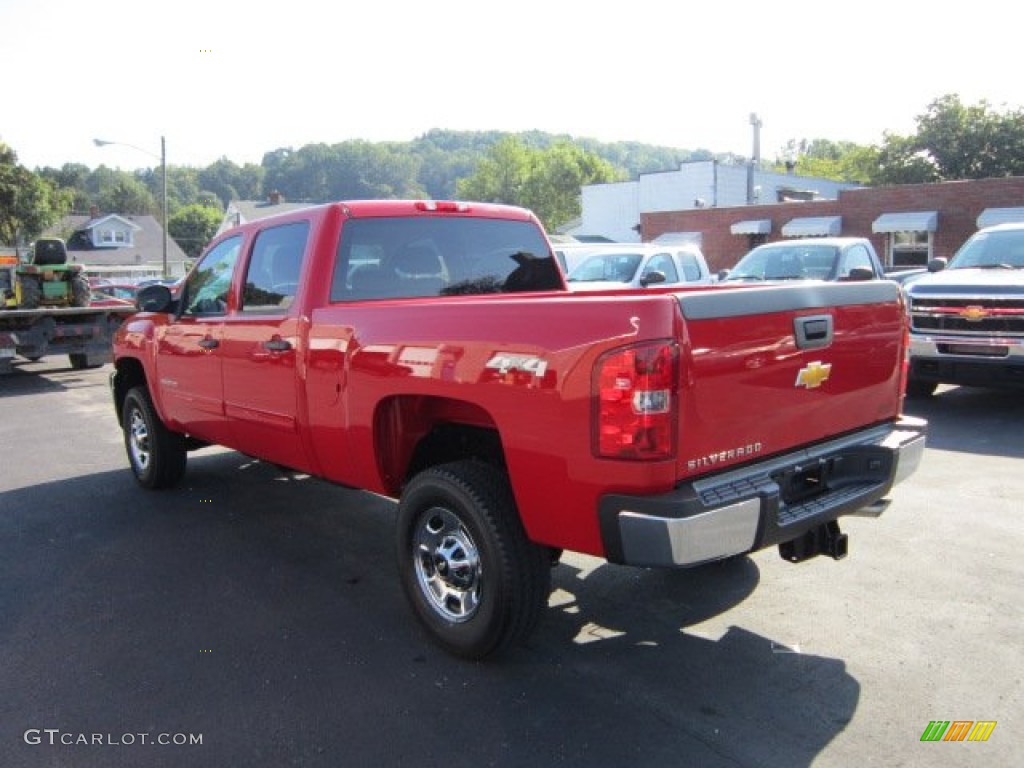 2011 Silverado 2500HD Crew Cab 4x4 - Victory Red / Dark Titanium photo #5