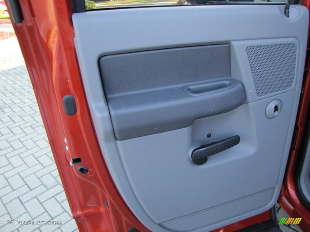 2008 Ram 1500 Big Horn Edition Quad Cab - Sunburst Orange Pearl / Medium Slate Gray photo #14