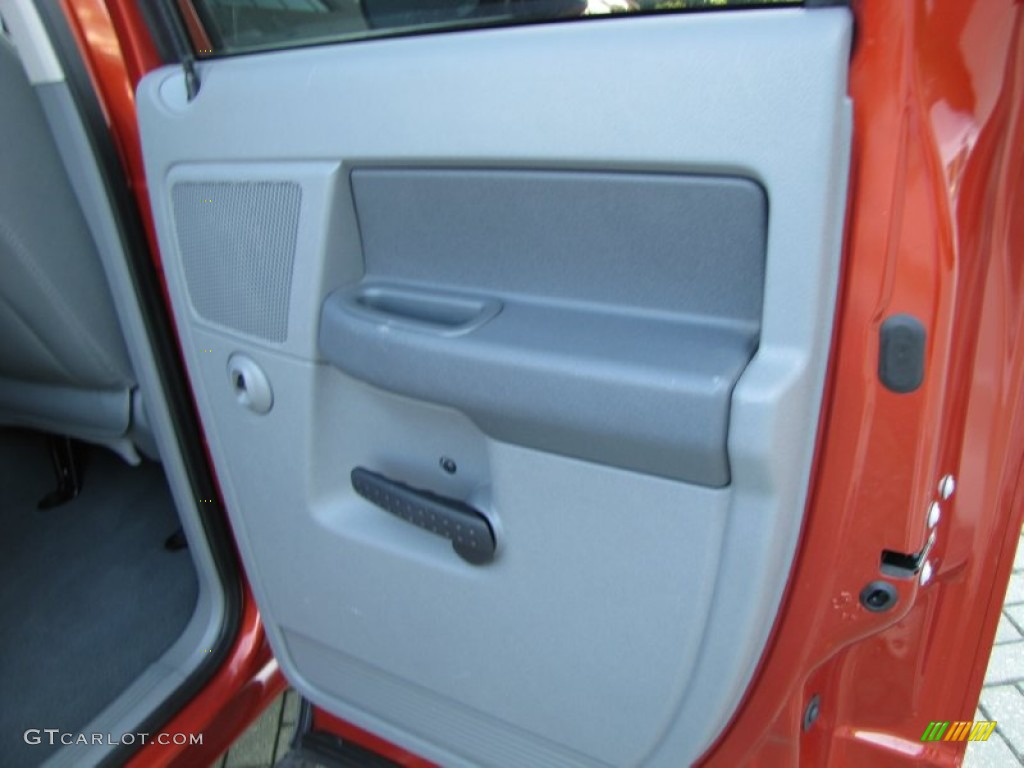 2008 Ram 1500 Big Horn Edition Quad Cab - Sunburst Orange Pearl / Medium Slate Gray photo #19