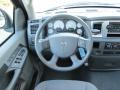 Medium Slate Gray 2008 Dodge Ram 1500 Big Horn Edition Quad Cab Steering Wheel