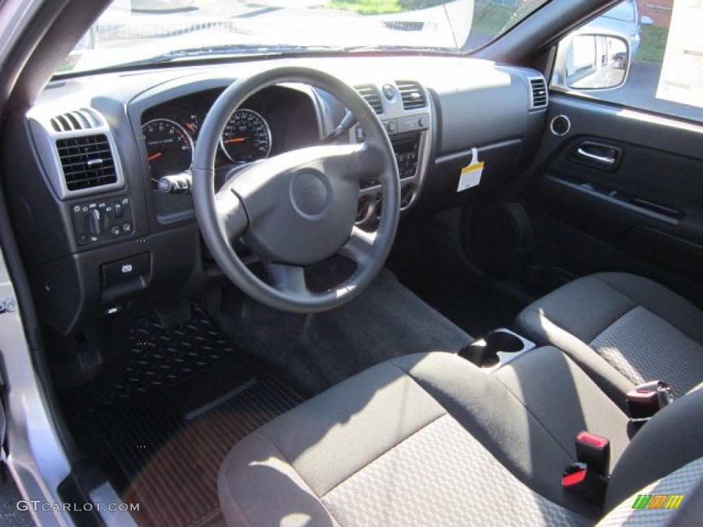 Ebony Interior 2012 Chevrolet Colorado LT Crew Cab 4x4 Photo #53499971