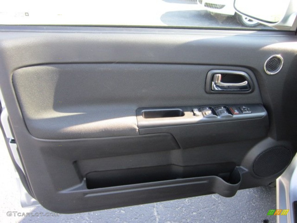 2012 Chevrolet Colorado LT Crew Cab 4x4 Ebony Door Panel Photo #53499986