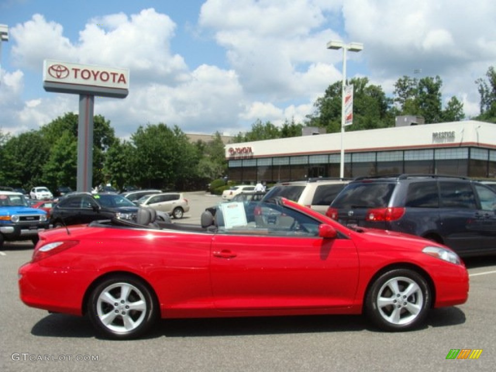2008 Solara SLE V6 Convertible - Super Red 5 / Dark Stone photo #1