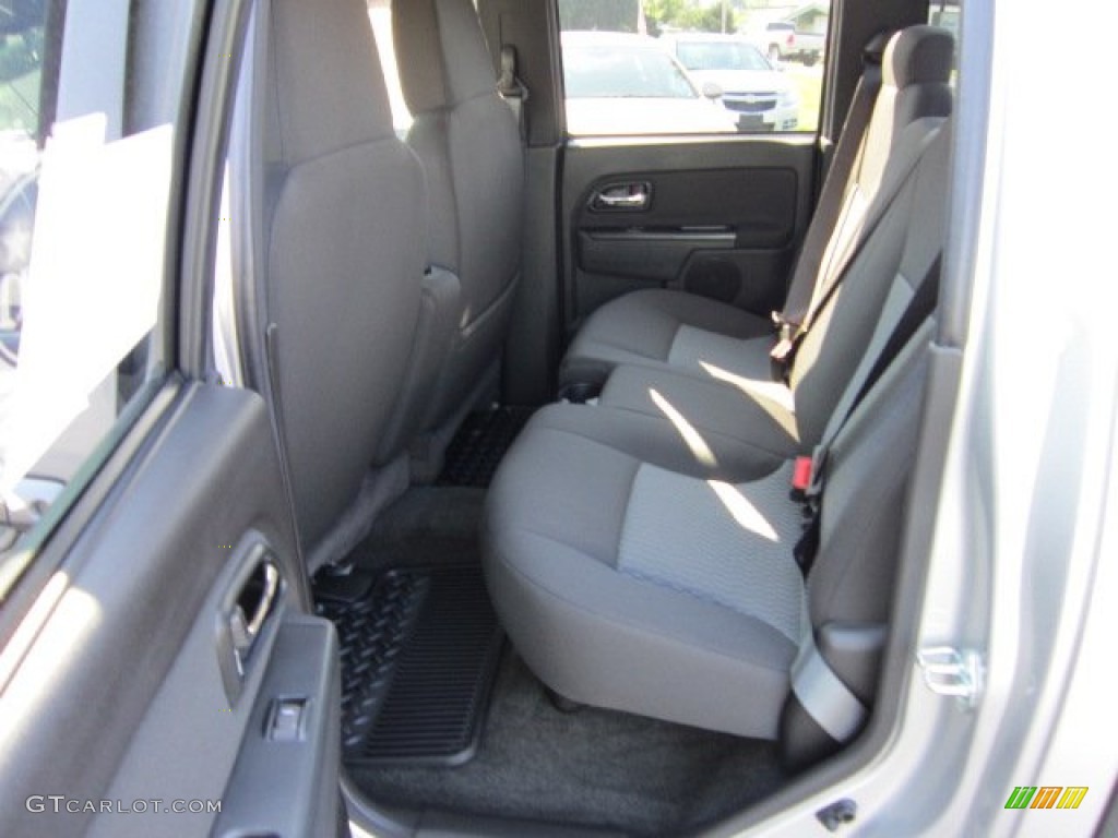 Ebony Interior 2012 Chevrolet Colorado LT Crew Cab 4x4 Photo #53500000