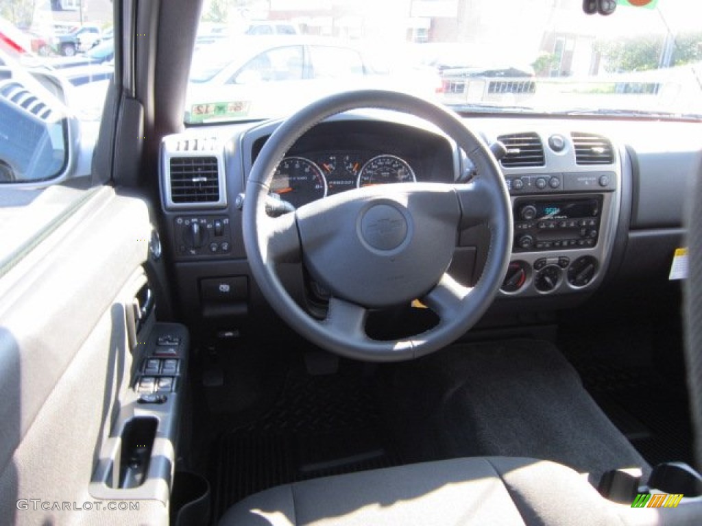 2012 Chevrolet Colorado LT Crew Cab 4x4 Ebony Dashboard Photo #53500015