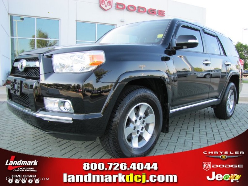 2011 4Runner SR5 - Black / Sand Beige photo #1