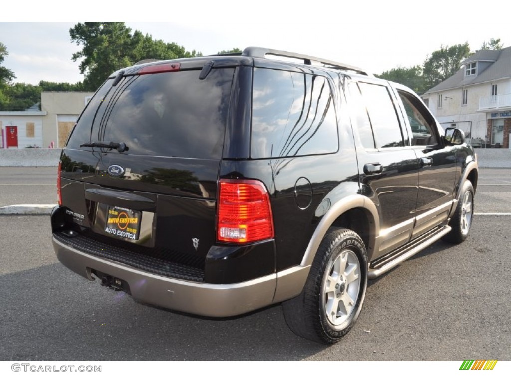 2003 Explorer Eddie Bauer 4x4 - Black / Medium Parchment Beige photo #3