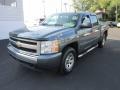 2008 Blue Granite Metallic Chevrolet Silverado 1500 LS Crew Cab 4x4  photo #3