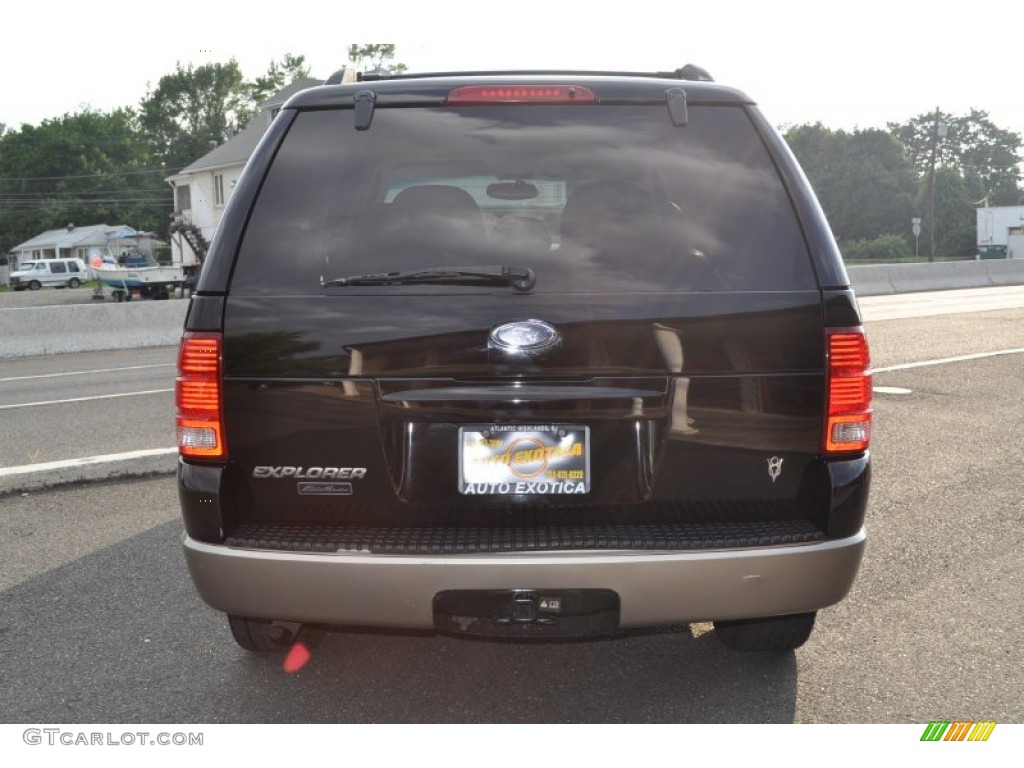 2003 Explorer Eddie Bauer 4x4 - Black / Medium Parchment Beige photo #28