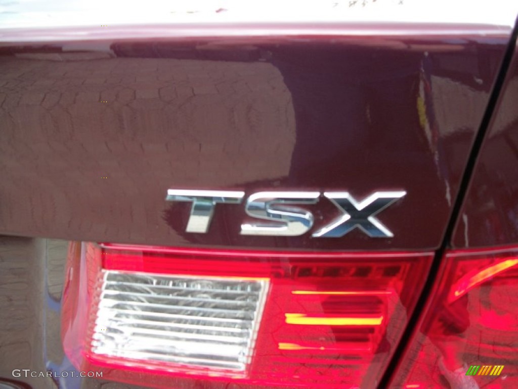 2009 TSX Sedan - Basque Red Pearl / Ebony photo #10