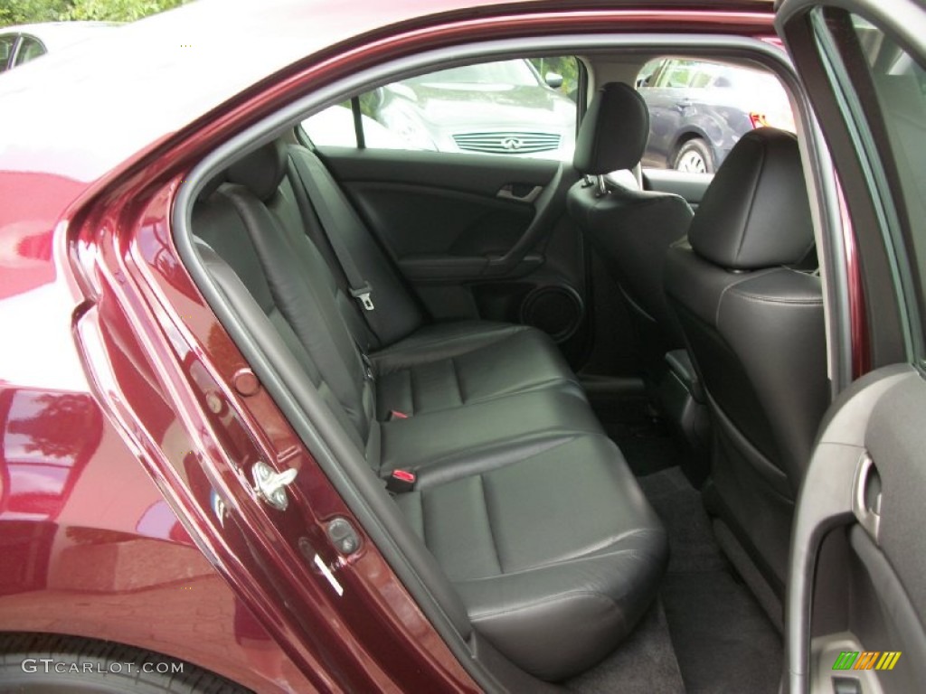 2009 TSX Sedan - Basque Red Pearl / Ebony photo #21