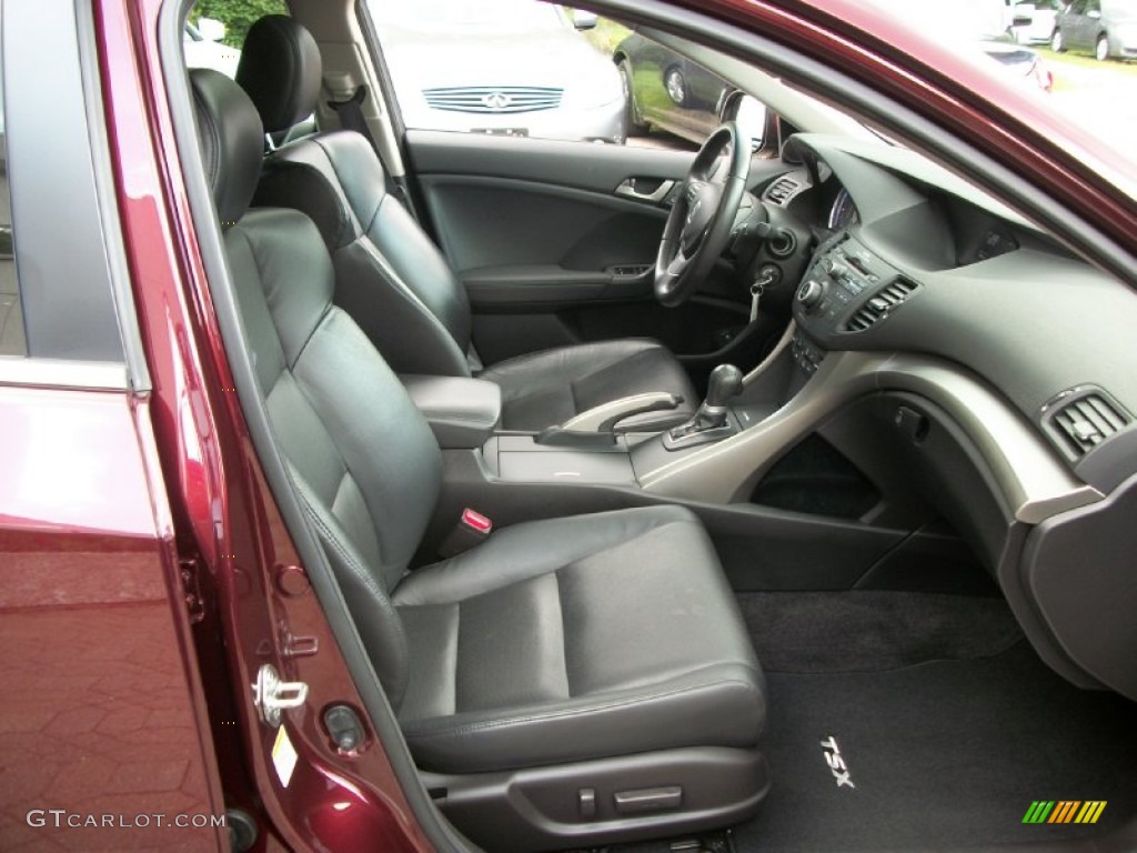 2009 TSX Sedan - Basque Red Pearl / Ebony photo #23