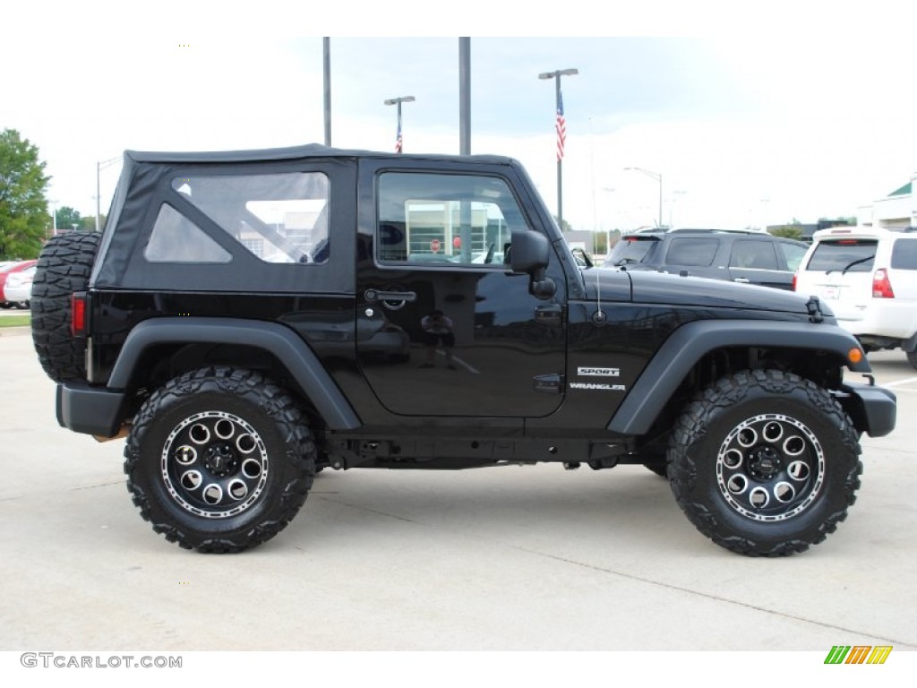 Black 2011 Jeep Wrangler Sport S 4x4 Exterior Photo #53501926