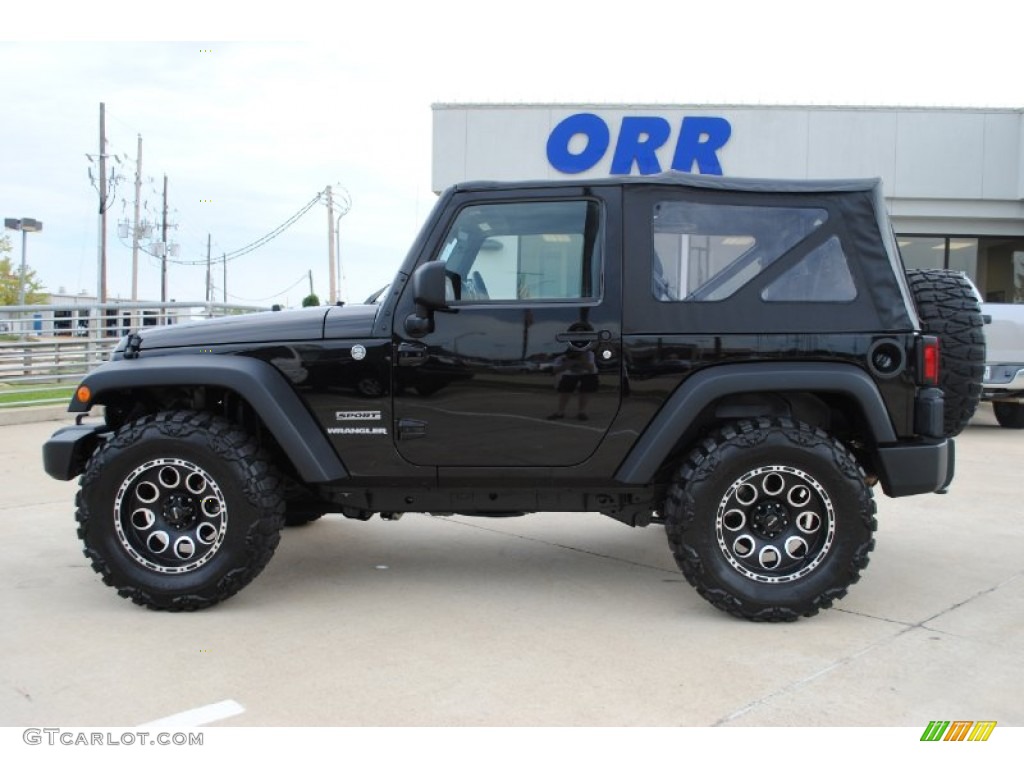 2011 Jeep Wrangler Sport S 4x4 Custom Wheels Photo #53501986