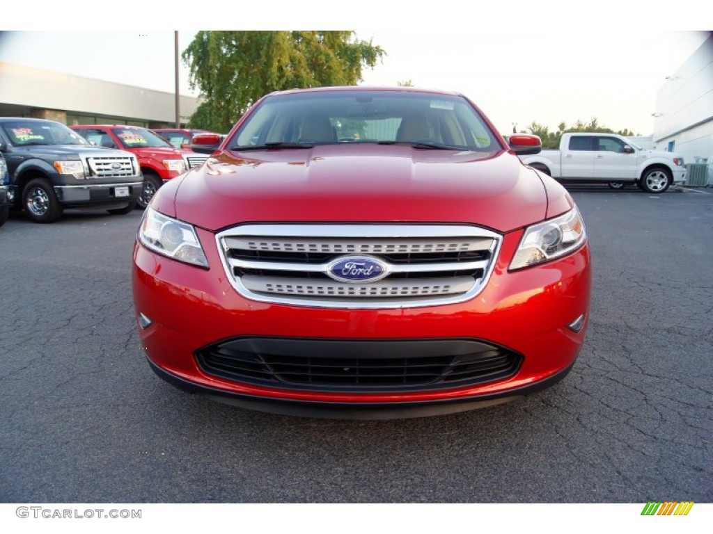 Red Candy Metallic 2012 Ford Taurus SEL Exterior Photo #53502088