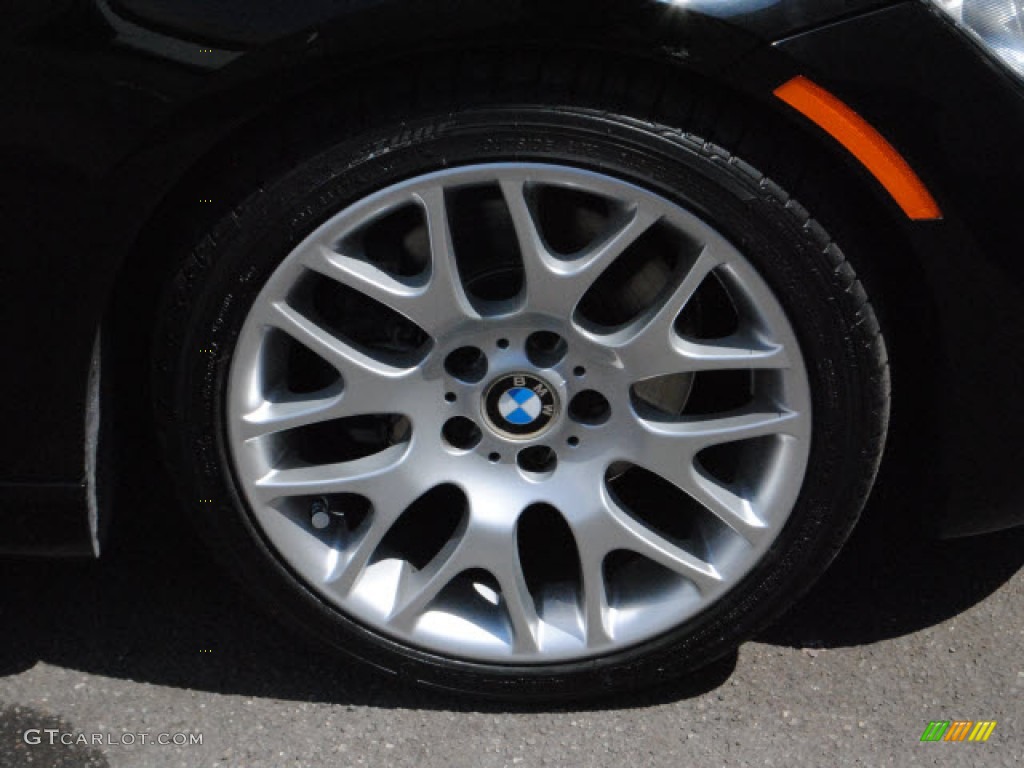 2008 3 Series 328i Coupe - Jet Black / Black photo #2