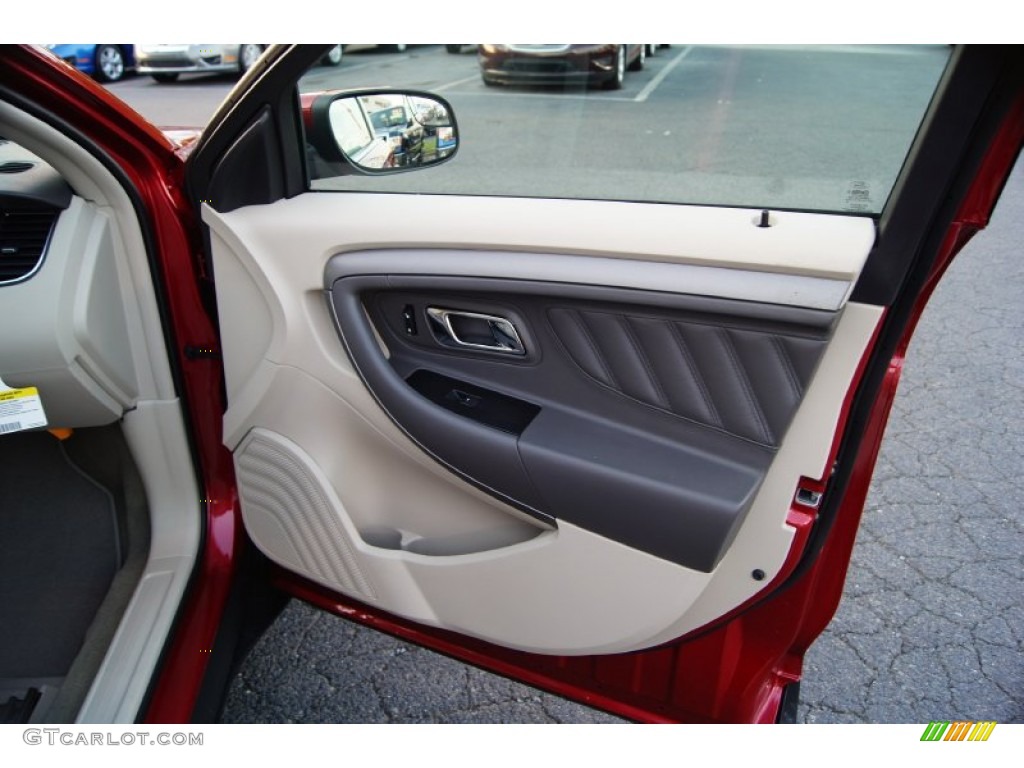 2012 Ford Taurus SEL Light Stone Door Panel Photo #53502190