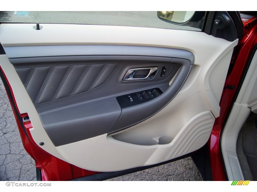 2012 Ford Taurus SEL Light Stone Door Panel Photo #53502235