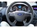 Charcoal Black 2012 Ford Focus S Sedan Steering Wheel
