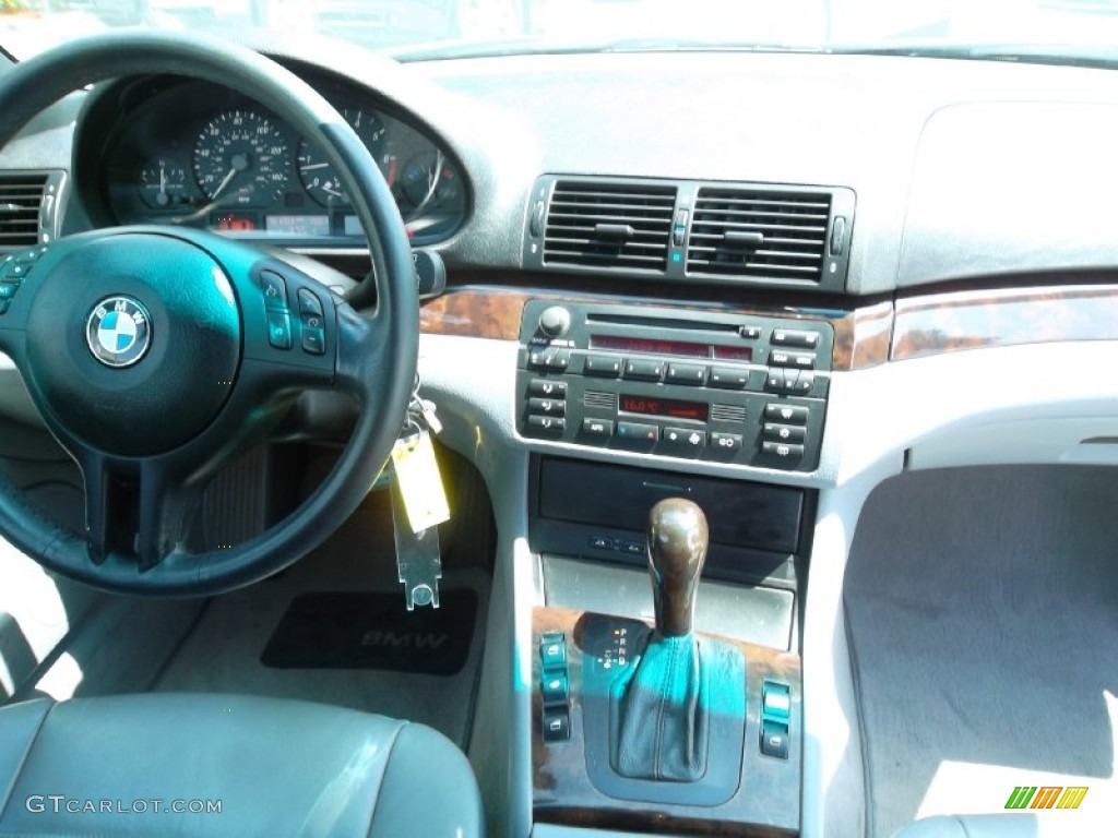 2003 3 Series 325i Convertible - Steel Blue Metallic / Grey photo #23