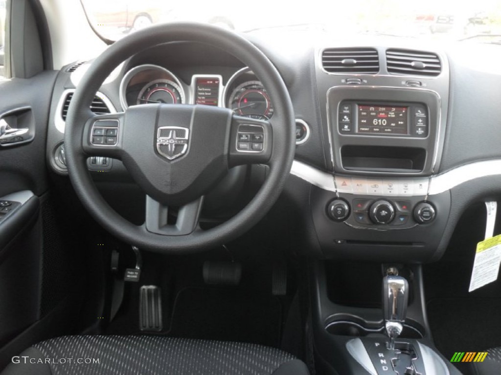 2012 Dodge Journey SXT AWD Black Dashboard Photo #53503506