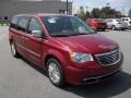 Deep Cherry Red Crystal Pearl 2012 Chrysler Town & Country Touring - L Exterior