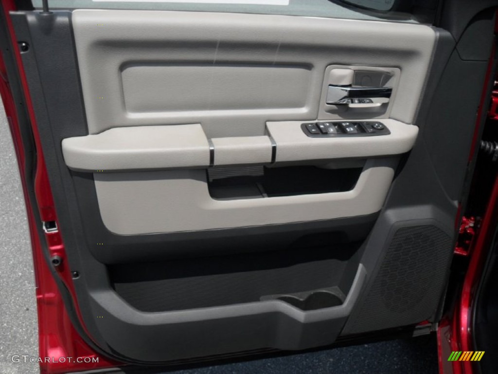 2012 Dodge Ram 1500 Big Horn Crew Cab 4x4 Dark Slate Gray/Medium Graystone Door Panel Photo #53505402