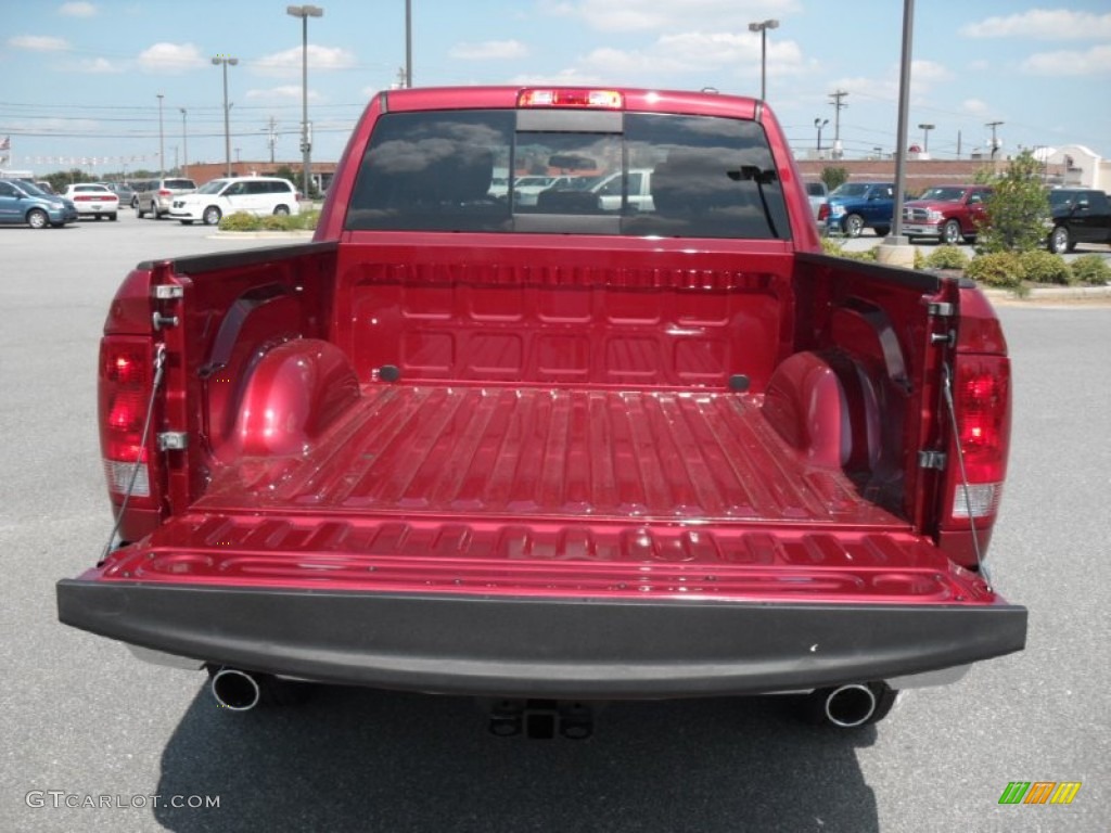 2012 Ram 1500 Big Horn Crew Cab 4x4 - Deep Cherry Red Crystal Pearl / Dark Slate Gray/Medium Graystone photo #17