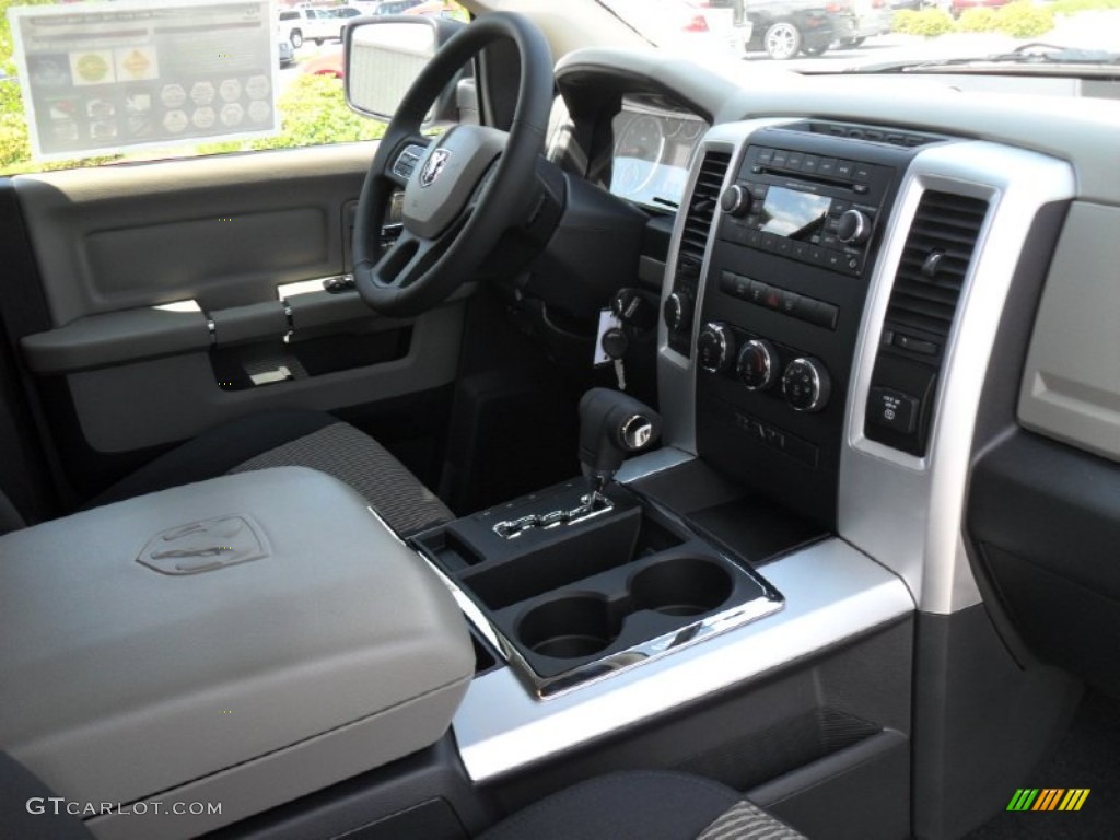 Dark Slate Gray Medium Graystone Interior 2012 Dodge Ram