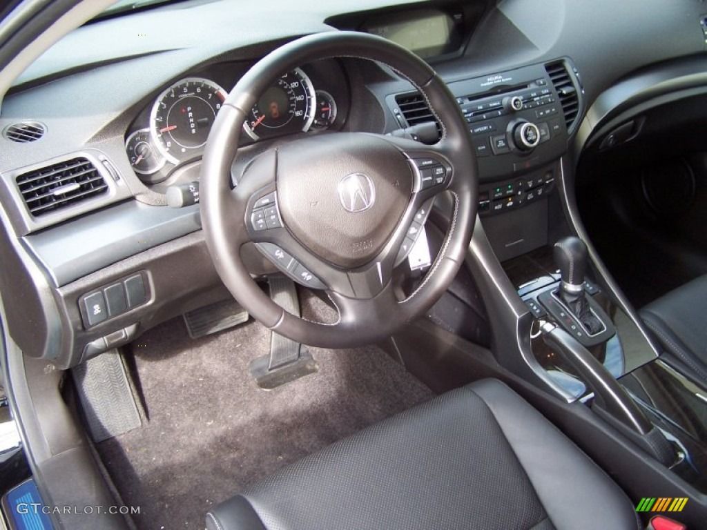 2011 Acura TSX Sedan Ebony Dashboard Photo #53505580