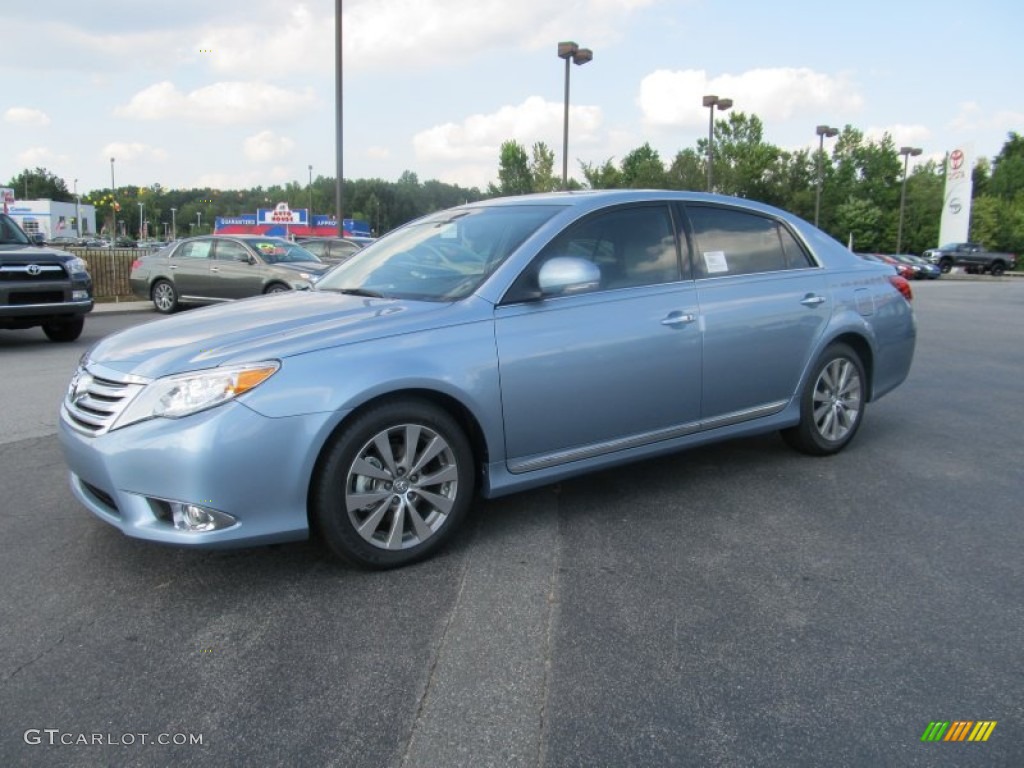 2011 Avalon Limited - Zephyr Blue Metallic / Light Gray photo #2