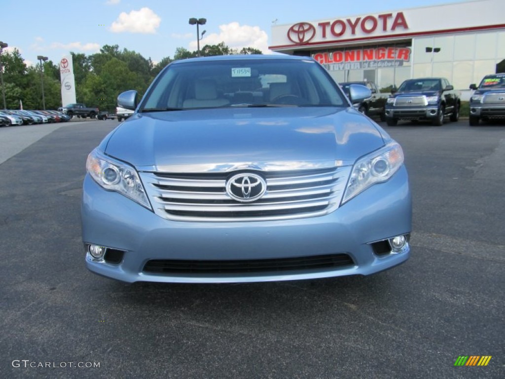 2011 Avalon Limited - Zephyr Blue Metallic / Light Gray photo #3