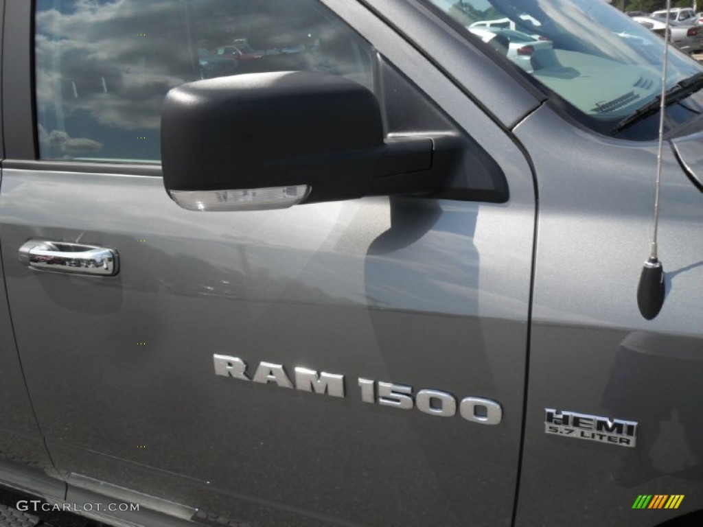 2012 Ram 1500 Big Horn Crew Cab - Mineral Gray Metallic / Dark Slate Gray/Medium Graystone photo #21