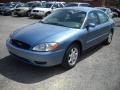 2007 Windveil Blue Metallic Ford Taurus SEL  photo #18