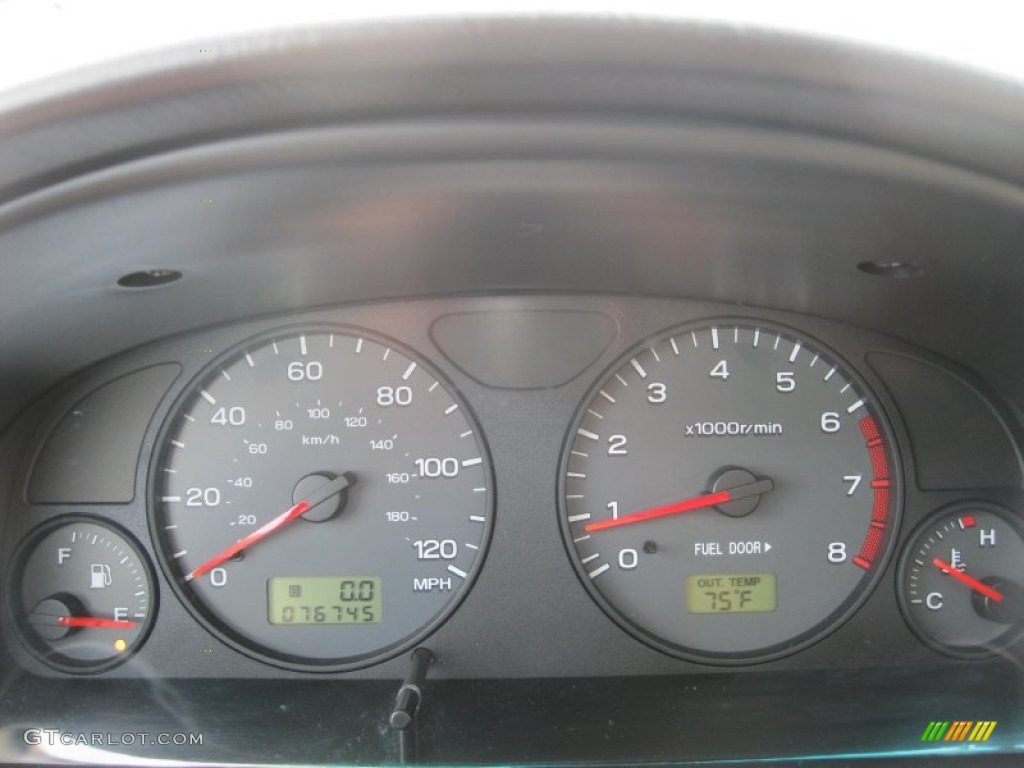 2001 Subaru Forester 2.5 S Gauges Photo #53508705