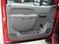 Dark Titanium 2011 Chevrolet Silverado 3500HD Regular Cab Chassis Dump Truck Door Panel