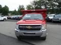 Victory Red - Silverado 3500HD Regular Cab 4x4 Chassis Dump Truck Photo No. 3