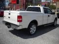 2007 White Sand Tri-Coat Ford F150 Lariat SuperCab 4x4  photo #2