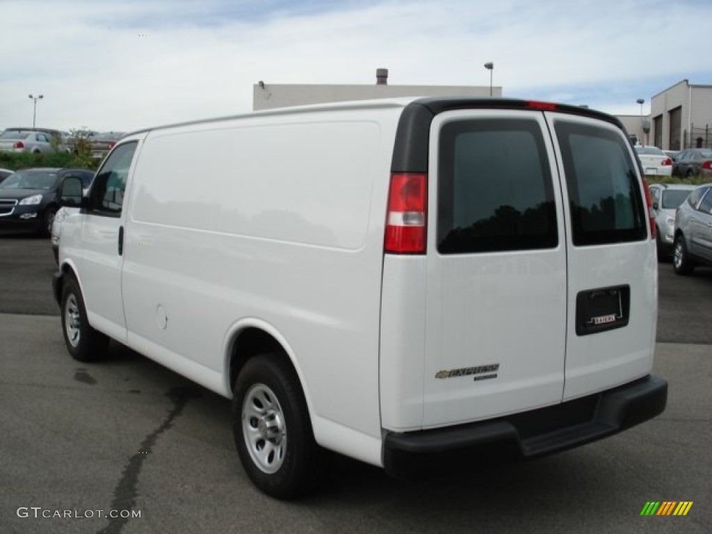 2011 Express 1500 Cargo Van - Summit White / Medium Pewter photo #8