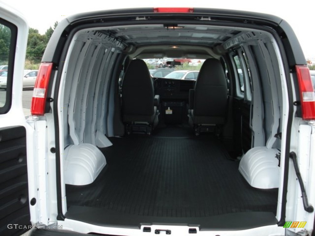 2011 Express 1500 Cargo Van - Summit White / Medium Pewter photo #14
