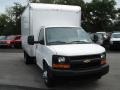 2011 Summit White Chevrolet Express Cutaway 3500 Moving Van  photo #4