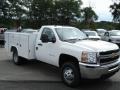 Summit White - Silverado 3500HD Regular Cab 4x4 Chassis Photo No. 4