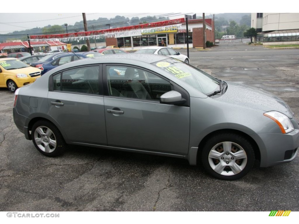2007 Sentra 2.0 S - Magnetic Gray / Charcoal/Steel photo #3