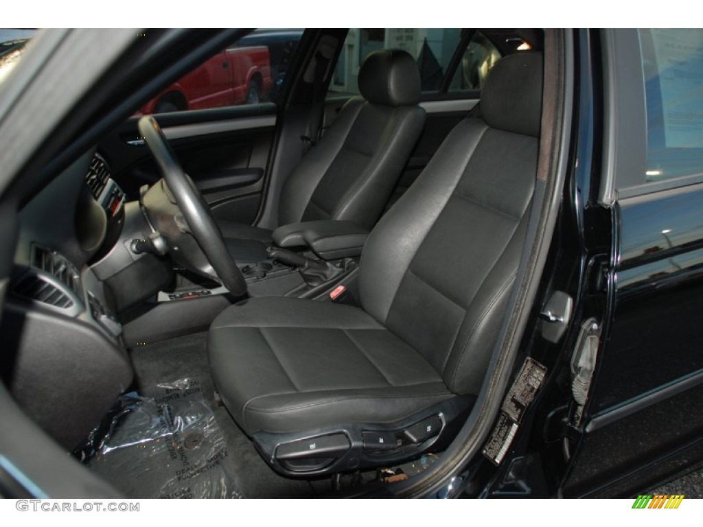 2003 3 Series 325i Sedan - Jet Black / Black photo #20