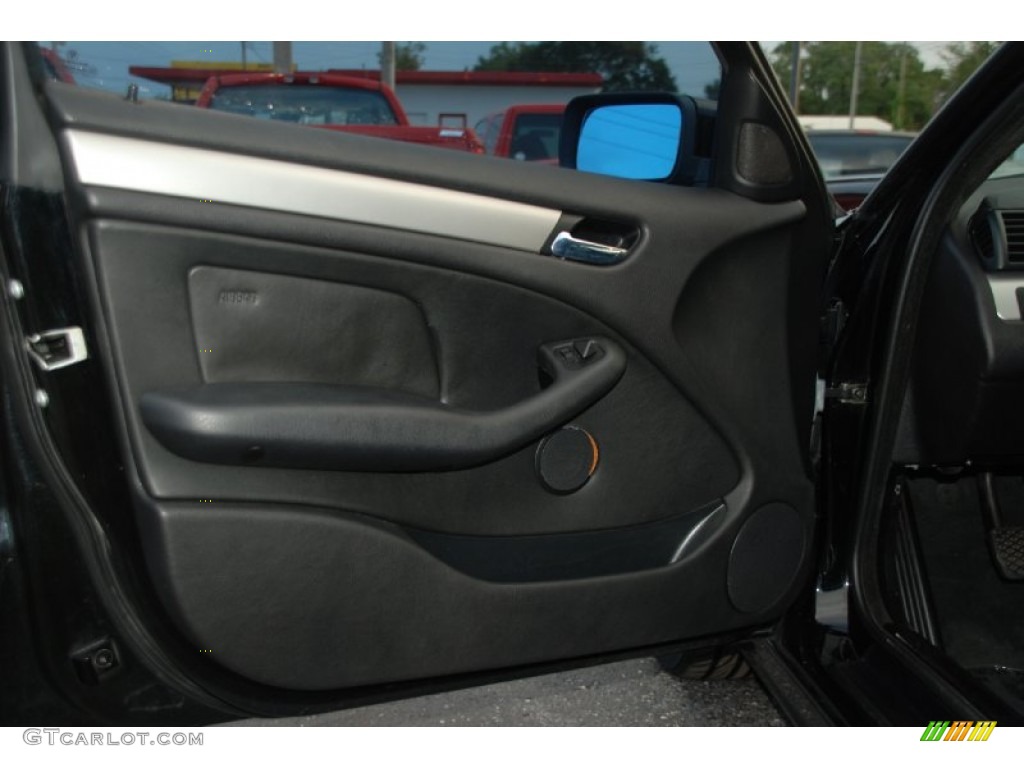 2003 3 Series 325i Sedan - Jet Black / Black photo #21