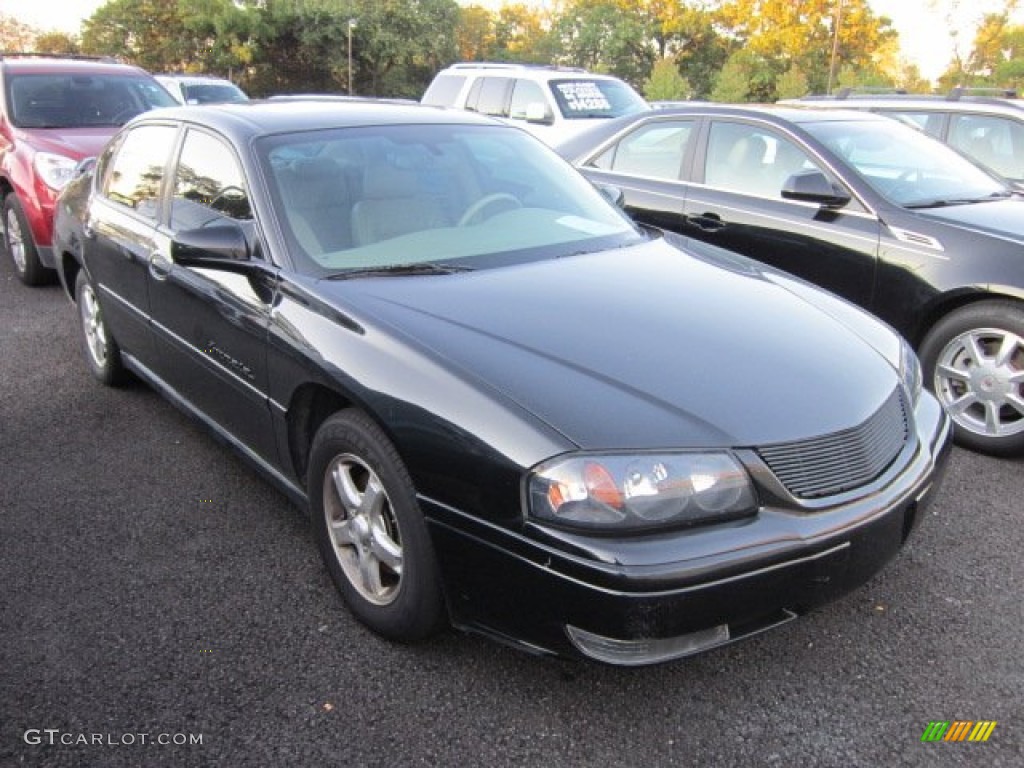 2004 Impala LS - Black / Medium Gray photo #1