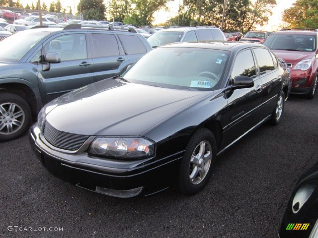 2004 Impala LS - Black / Medium Gray photo #3