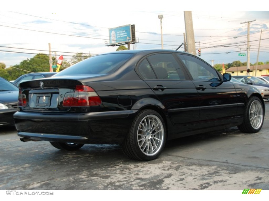 2003 3 Series 325i Sedan - Jet Black / Black photo #30